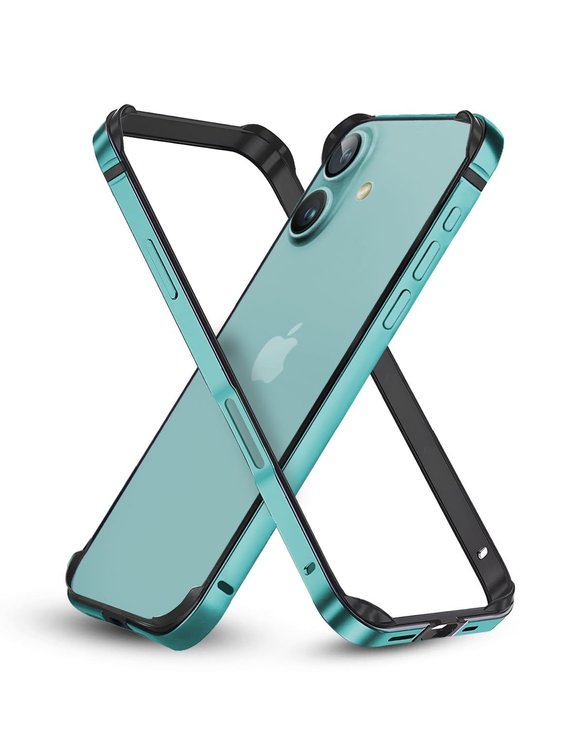 Aluminum Bumper Mag-Safe Wireless Charging Case For iPhone