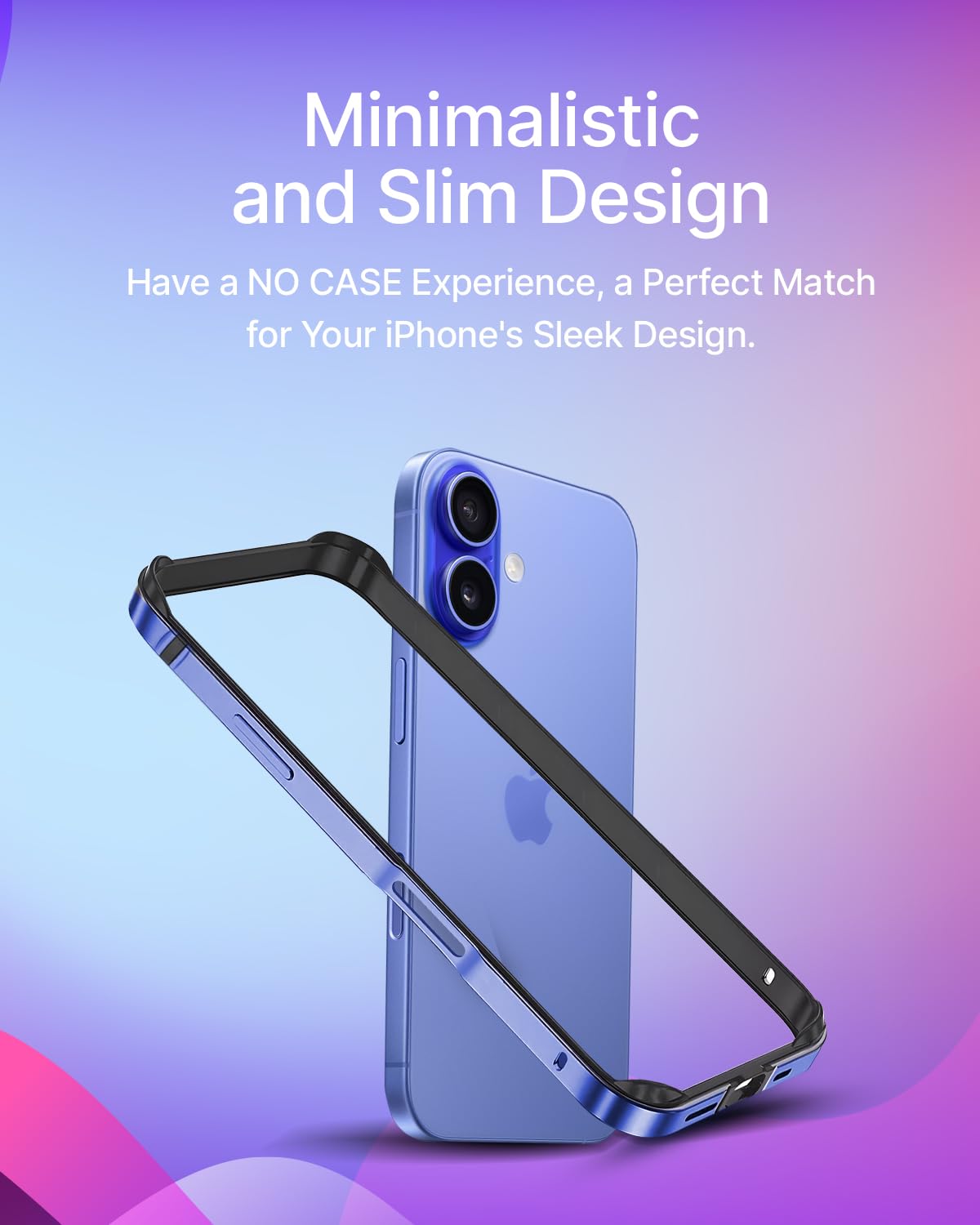 Aluminum Bumper Mag-Safe Wireless Charging Case For iPhone