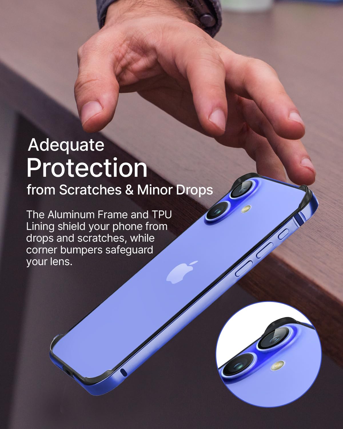 Aluminum Bumper Mag-Safe Wireless Charging Case For iPhone