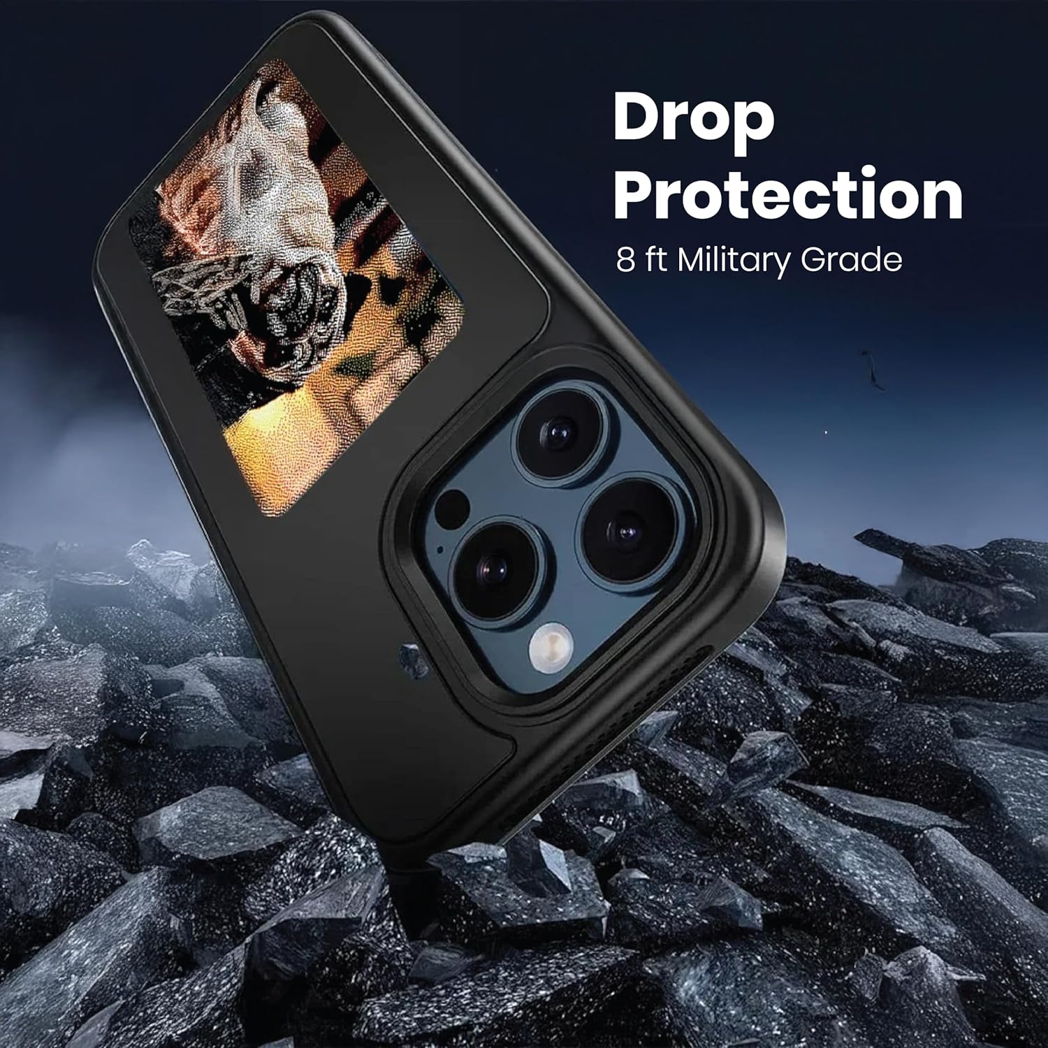 NFC E-Ink Display Anti-Drop Protection Case For iPhone