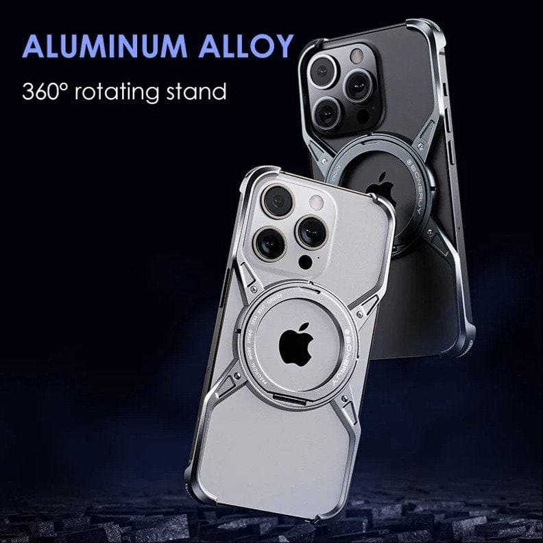 Titanium Frameless Cooling Bracket Case  For iPhone