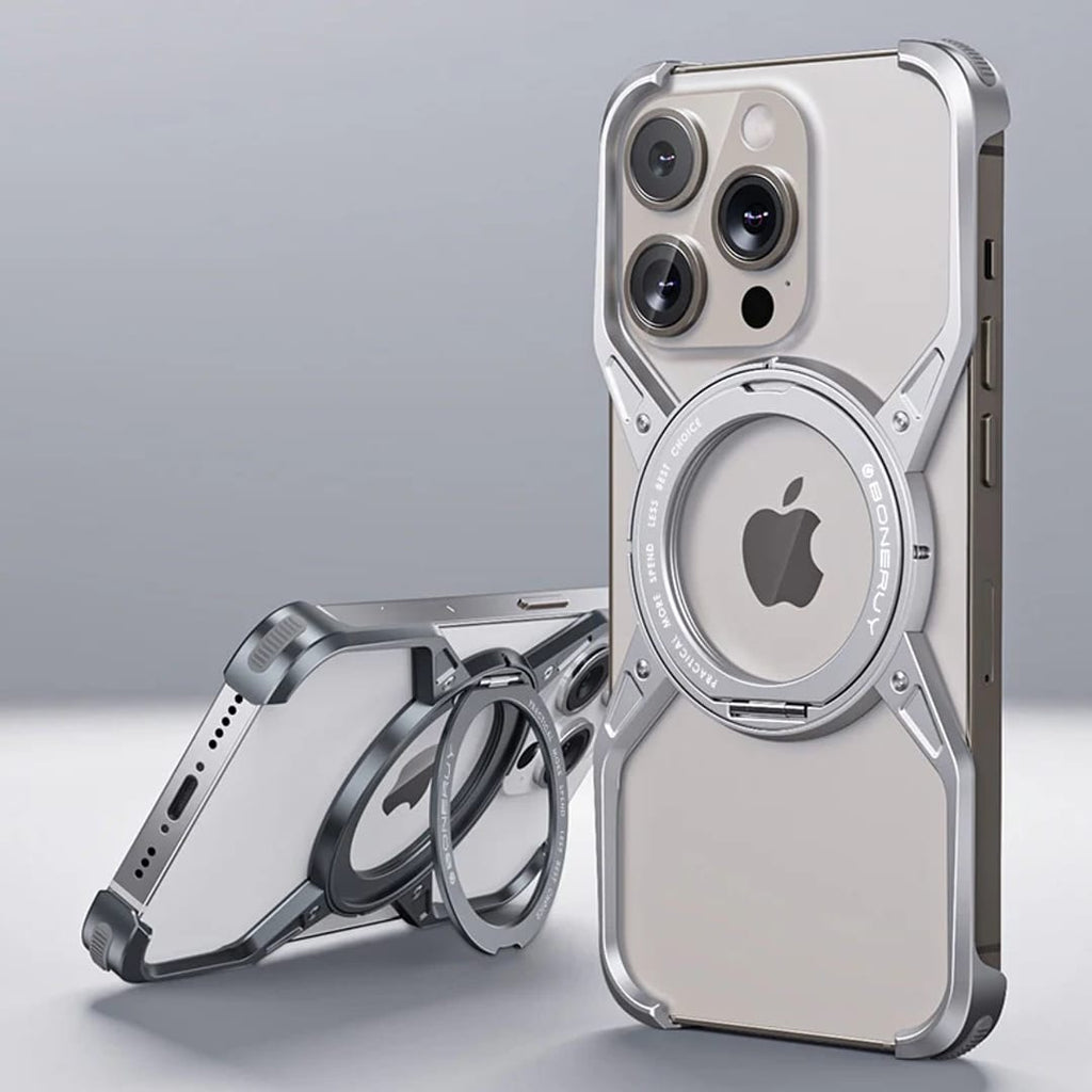 Titanium Frameless Cooling Bracket Case  For iPhone