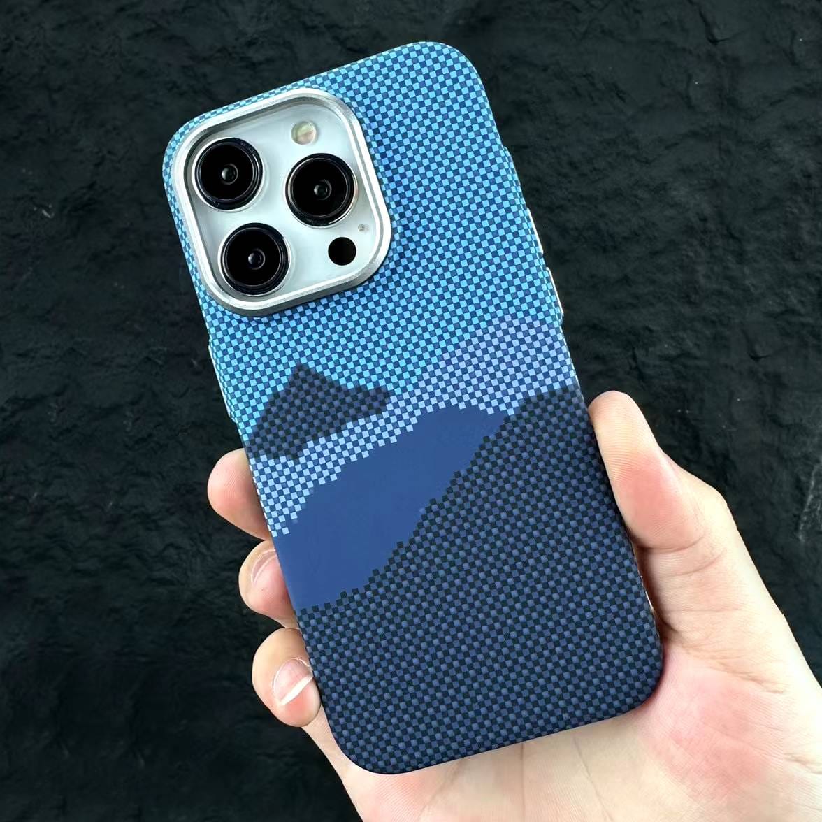 Alpine Luminate Kevlar Textured Case For iPhone