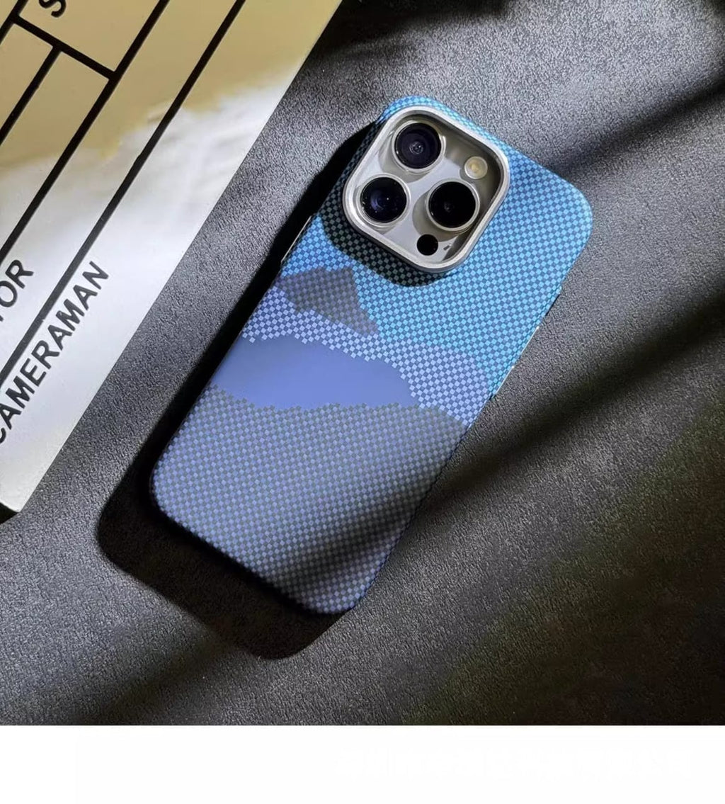 Alpine Luminate Kevlar Textured Case For iPhone (Blue)