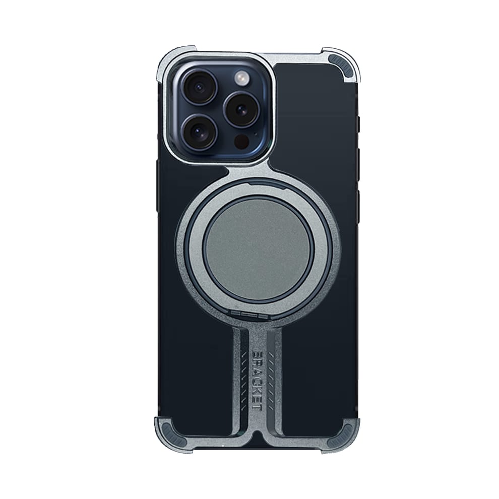 Shockproof Aluminum Frameless Ring Metal Case For iPhone