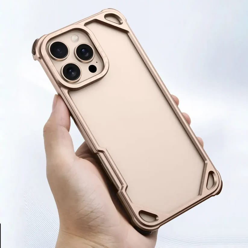 Forged Hollow Metal Guard Case For iPhone