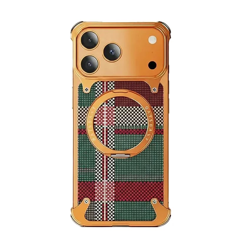 Titan Carbon Metal Bracket Case for iPhone